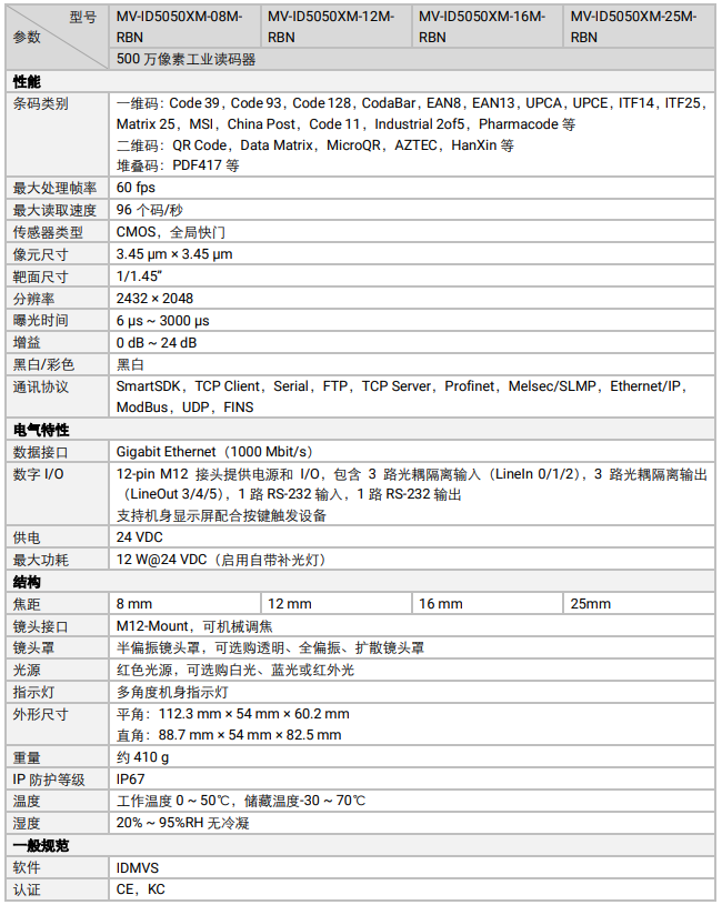 海康MV-ID5050XM-08M-RBN智能工業(yè)讀碼器.png ??礛V-ID5050XM-08M-RBN智能工業(yè)讀碼器.png